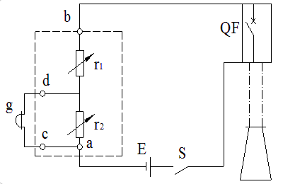 用光線示波器進行斷口測量接線原理