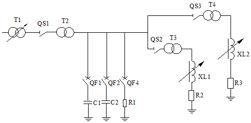 自動(dòng)跟蹤補(bǔ)償消弧裝置自動(dòng)并聯(lián)實(shí)驗(yàn)接線(xiàn)圖