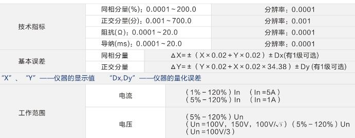 互感器校驗儀技術參數